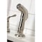 Kingston Brass KB798YLSP Yosemite 8" Centerset Kitchen Faucet W/Sprayer, Nickel KB798YLSP - alternate 5